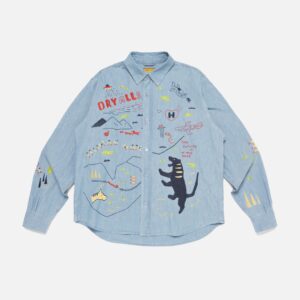 Human Made Embroidered Chambray Shirt