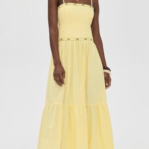 Playa Lucila Embroidered Maxi Dress