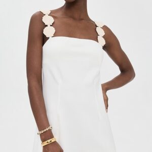 Dress To Embroidered Strap Mini Dress Embroidered Strap Mini Dress