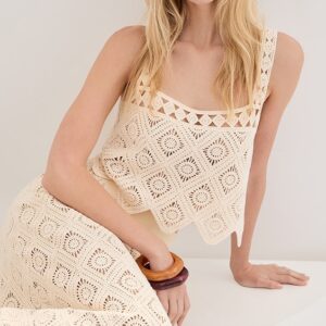 LE BOP Emilia Crochet Tank