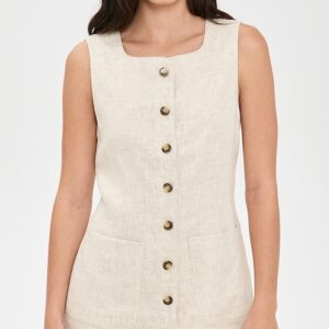 Emma Button Down Mini Dress