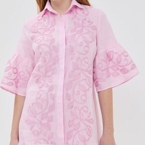 Temptation Positano Enza Embroidered Mini Dress