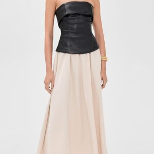 Essence Mixed Media Midi Dress