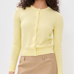 DUNST Essential Crewneck Knit Cardigan
