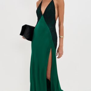 BARDOT Estrella Halter Maxi Dress