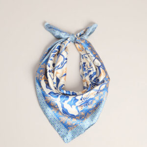 Windsor Euro Summer Satin Floral Scarf Euro Summer Satin Floral Scarf