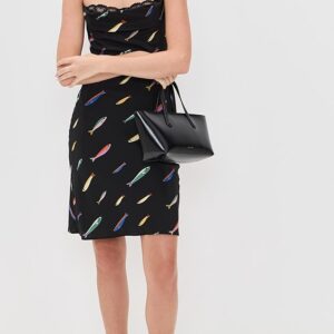 STAUD Evangeline Silk Dress Evangeline Silk Dress