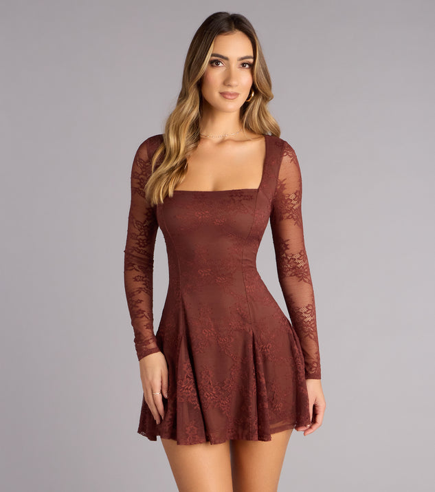Windsor Evening Plans Lace A-Line Dress