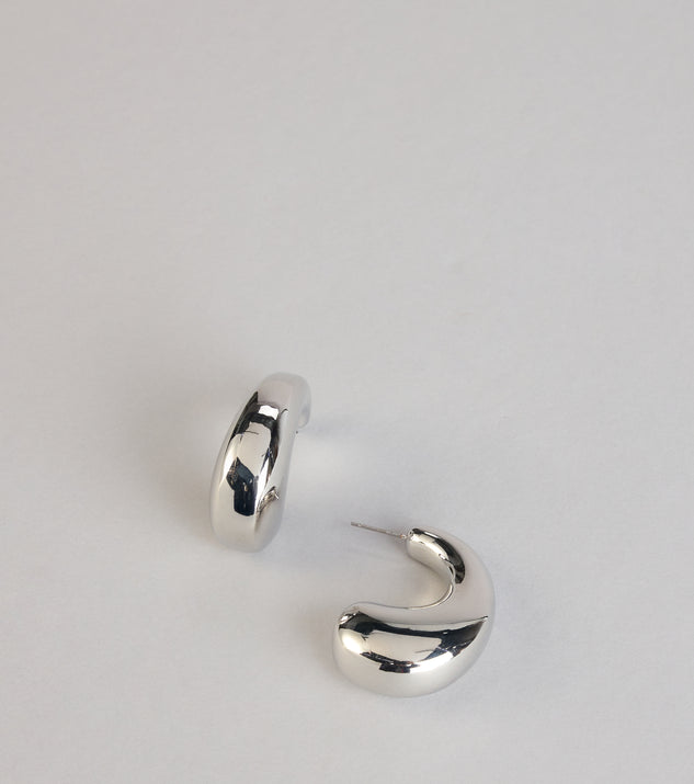 Windsor Everyday Chic Chunky Hoop Earrings