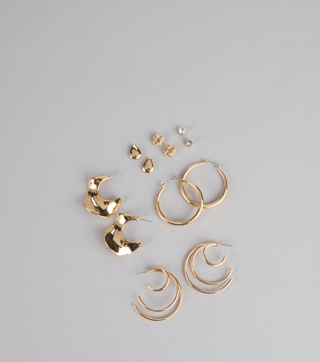 Windsor Everyday Glow Six-Pack Earrings Set