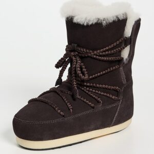 Moon Boot Evx Suede Shearling Boots