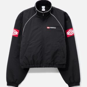 Exaggerated Shoulder Track Jacket