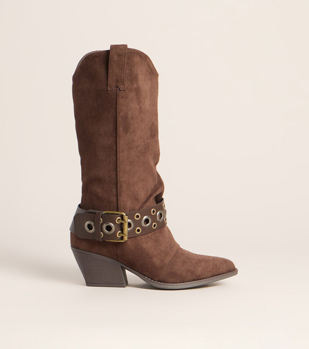 Windsor Extra Attitude Western Belted Boots