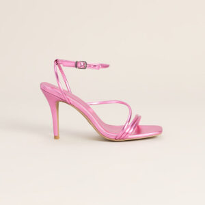Extra Credit Metallic Faux Leather Stiletto Heels