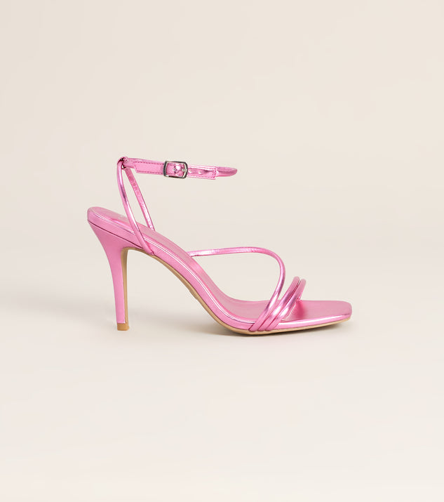 Windsor Extra Credit Metallic Faux Leather Stiletto Heels
