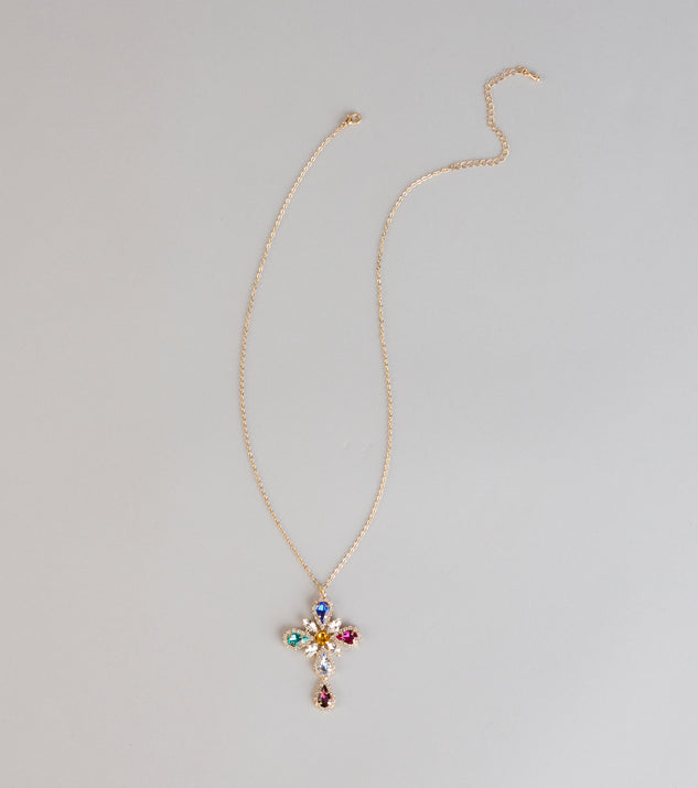Windsor Extra In Every Way Gemstone Cross Necklace