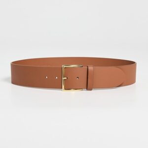 Extra Wide Over Waist Nappa Belt