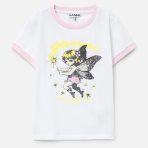 Ganni Fairy Print Baby Fit T-Shirt