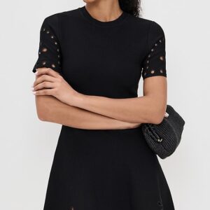Ulla Johnson Fania Short Sleeve Knit Mini Dress Fania Short Sleeve Knit Mini Dress