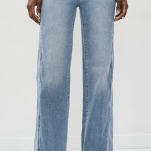 Far Out Seaming High Rise Wide Leg Jeans