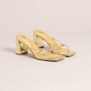 Fashion Fix Knotted Block Heel Mules