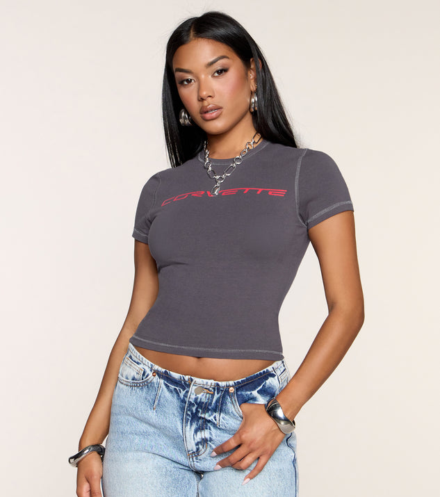 Windsor Fast Lane Corvette Crop Tee