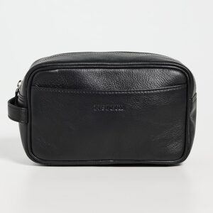 Faux Leather Wash Bag