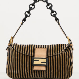 Fendi Velvet Shoulder Bag