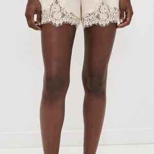 Reformation Fern Satin Shorts
