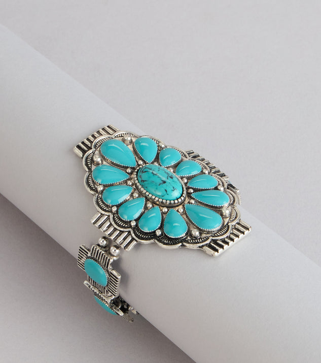 Windsor Festival Muse Turquoise Statement Bracelet