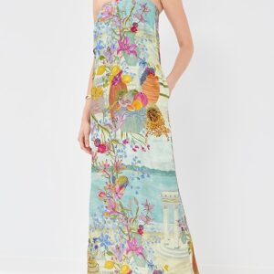 Isla & White Filmena Silk Dress