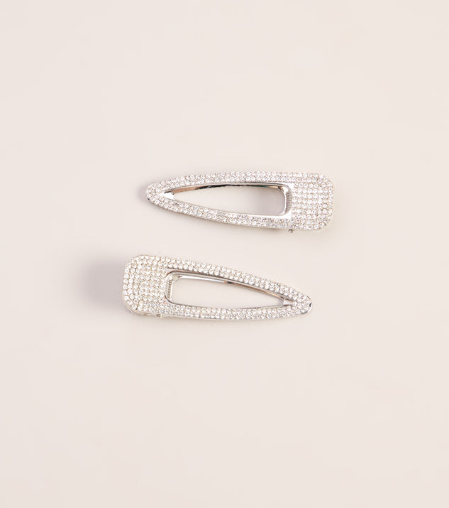 Windsor Finishing Touch Rhinestone Hair Clips