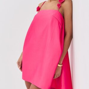 Leo Lin Fiona Rose Mini Dress