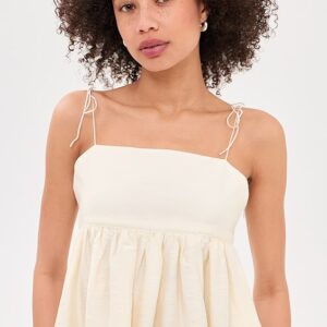 DUNST Flared Bustier Blouse