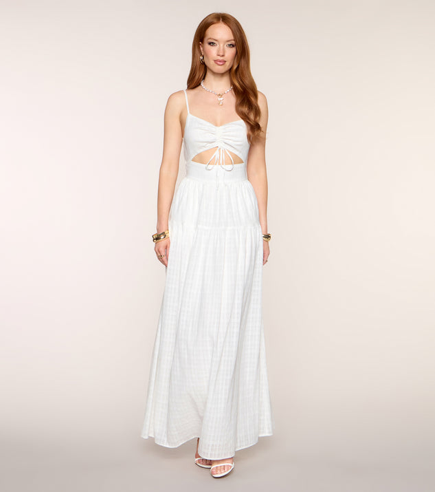 Windsor Flirty Chic Cutout Maxi Dress