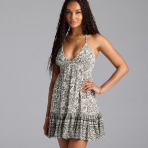 Flirty Escape Paisley Floral Dress