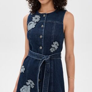 Floral Applique Marsha Dress