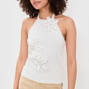 endless rose Flower Detail Halter Top