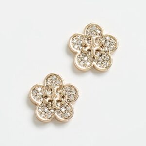 Forget Me Not Pavé Stud Earrings