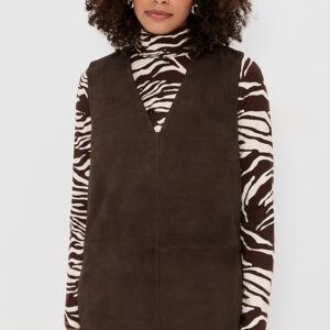 Fountain Suede Mini Dress