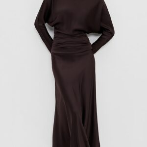 STAUD Freda Silk Dress