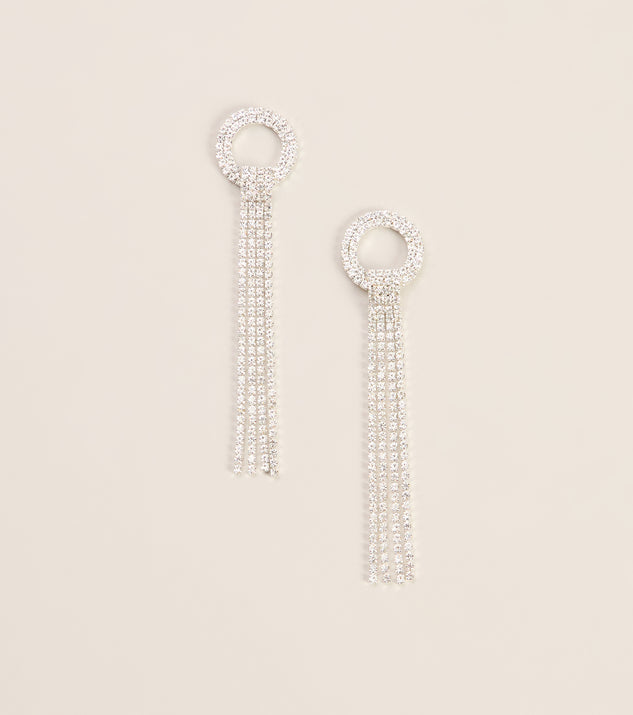Windsor Fringe Benefits Rhinestone Earrings
