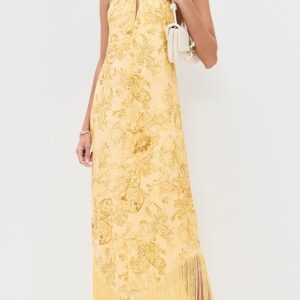 Fringed Asymmetrical Dress