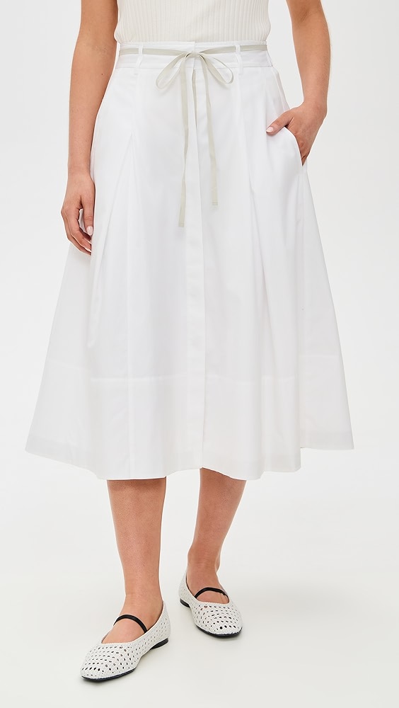 Vince Full Skirt with Canvas Tape