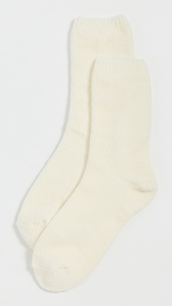 Stems Fuzzy Crew Socks