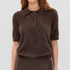 LE BOP Fuzzy Short Sleeve Polo