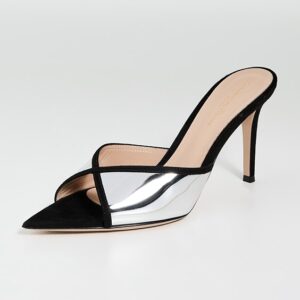 Gianvito Rossi G10124 Camoscio Metal Heels