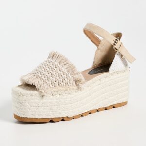 Stella McCartney Gaia Jacquard Webbing And Alter Suede Espadrilles