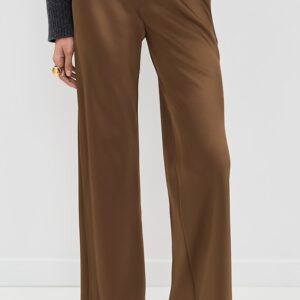 Reformation Gale Satin Mid Rise Bias Pants Gale Satin Mid Rise Bias Pants