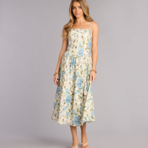 Windsor Garden Daydream Floral Midi Dress Garden Daydream Floral Midi Dress